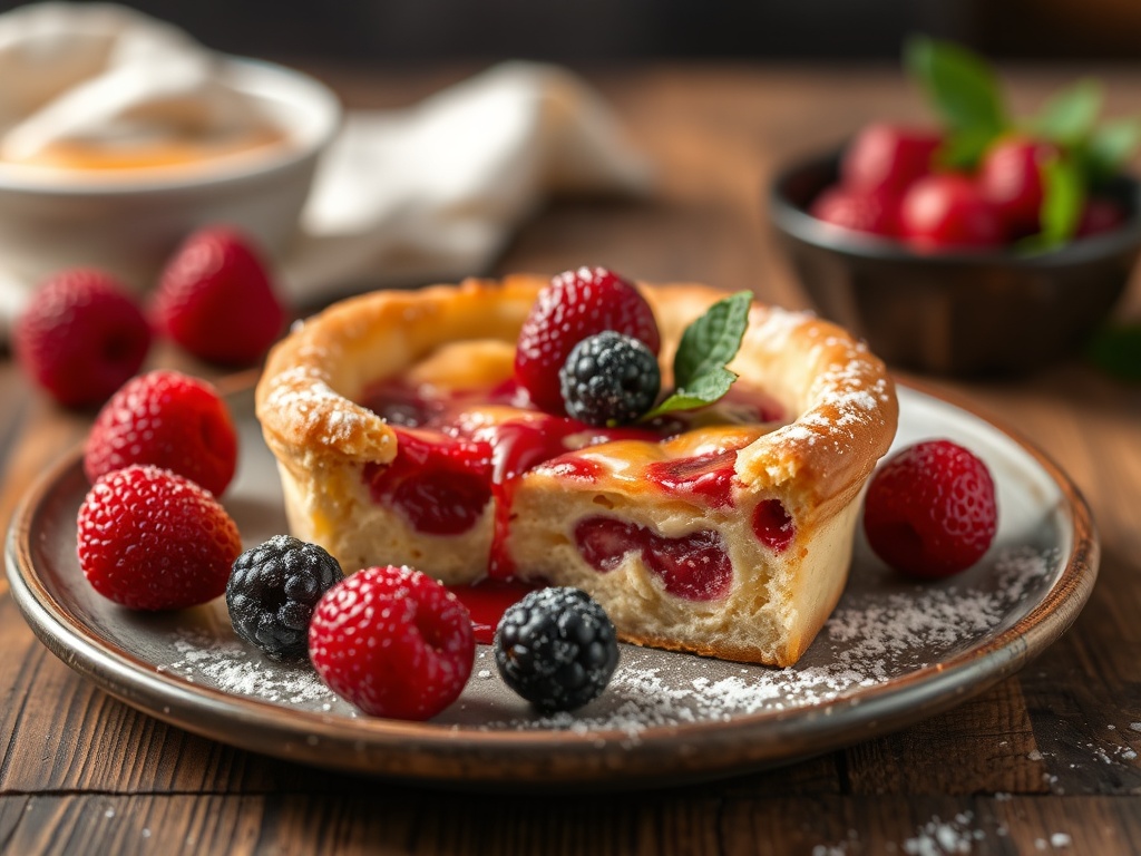 Clafoutis cerise : Un dessert traditionnel français