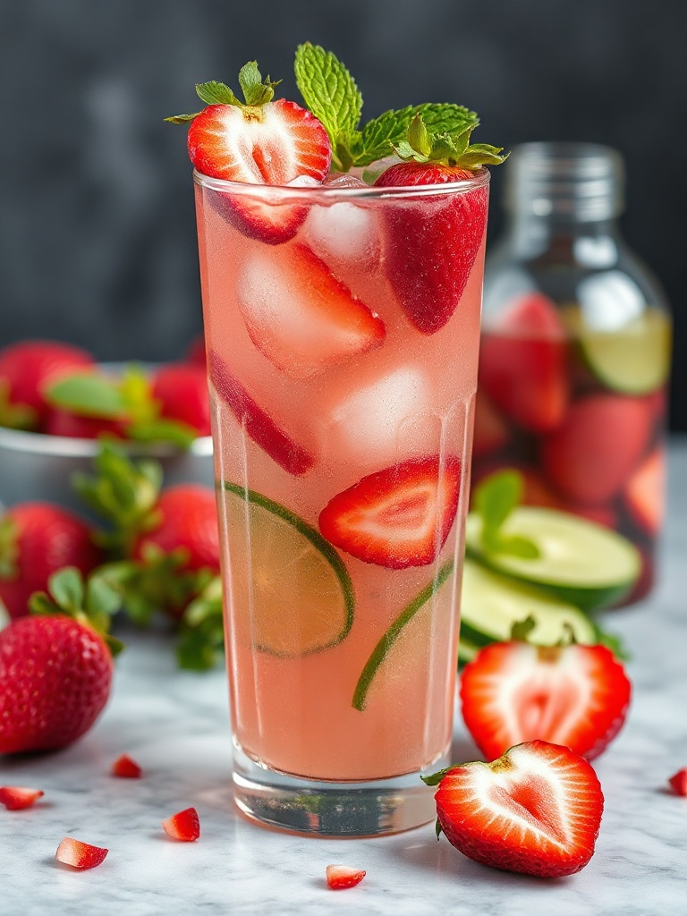 recette mojito fraise ingredients