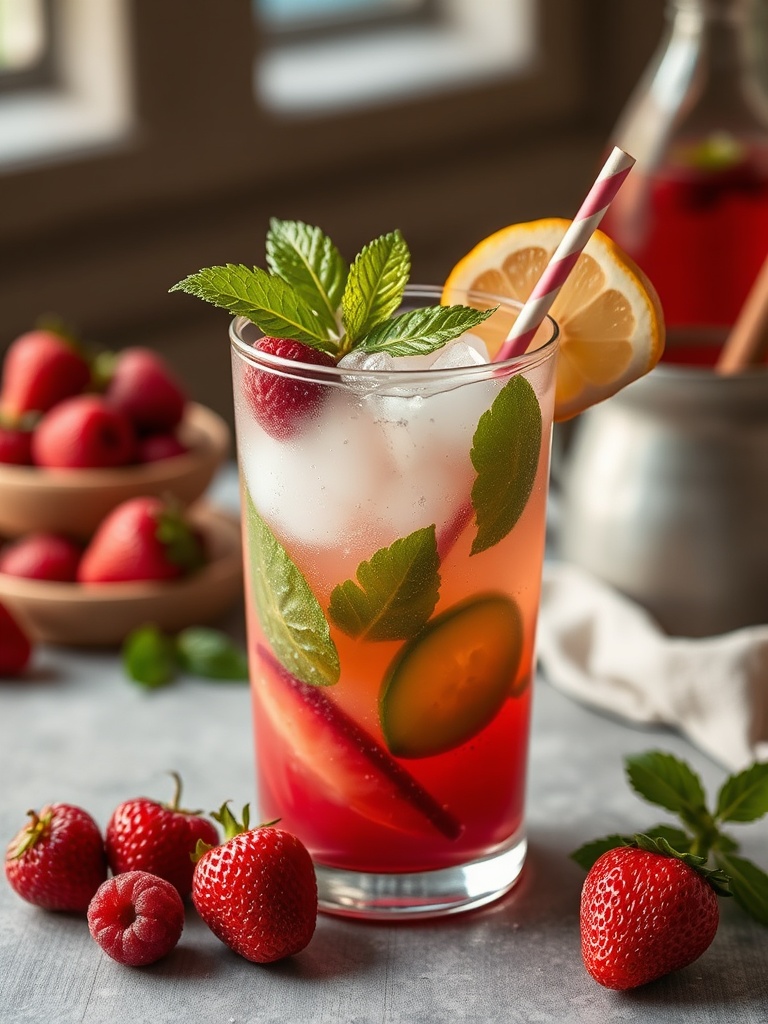 recette mojito fruits rouges ingredients