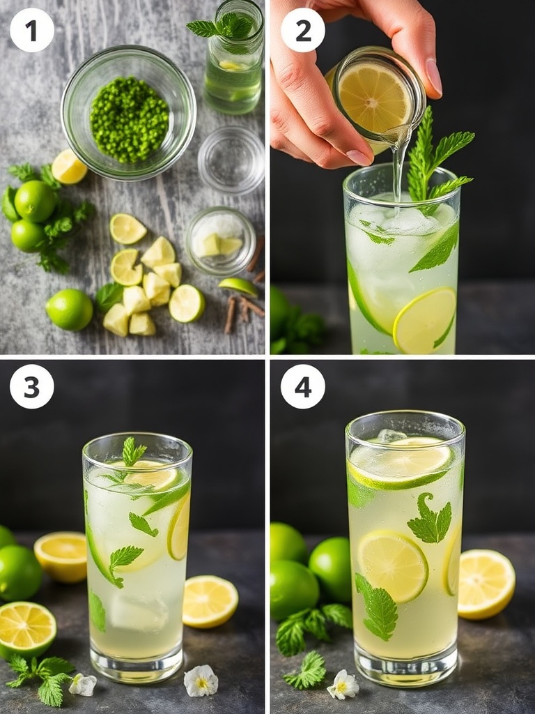 recette mojito sans alcool preparation