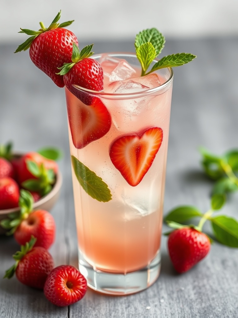 recette mojito fraise ingredients