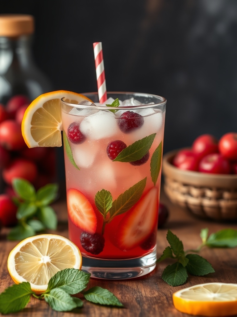 recette mojito fruits rouges ingredients