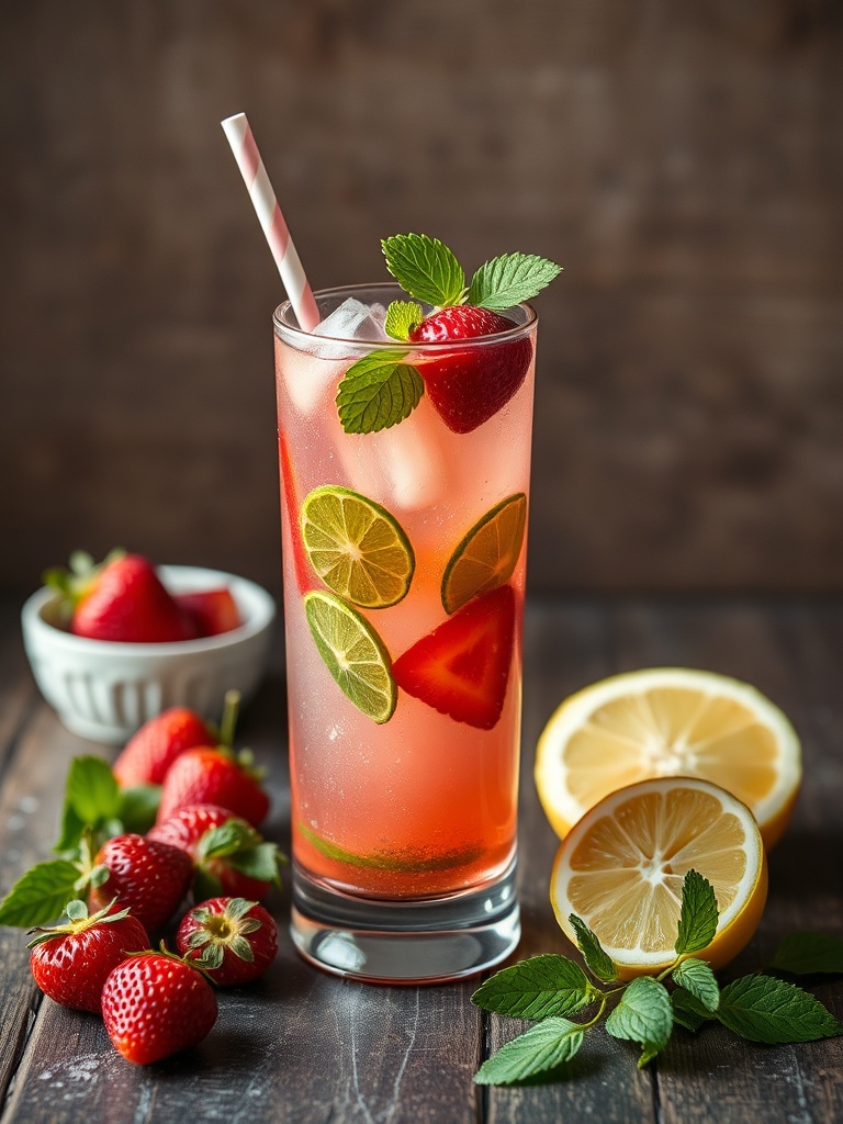 recette mojito fraise ingredients