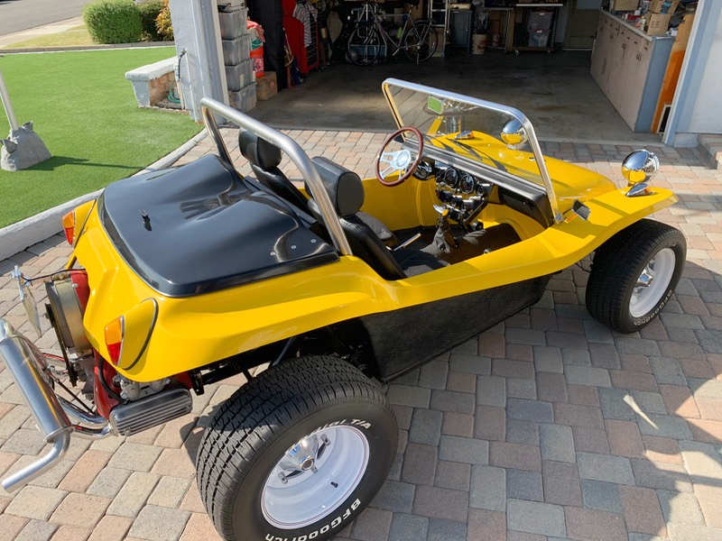 yellow dune buggy — free 3D model