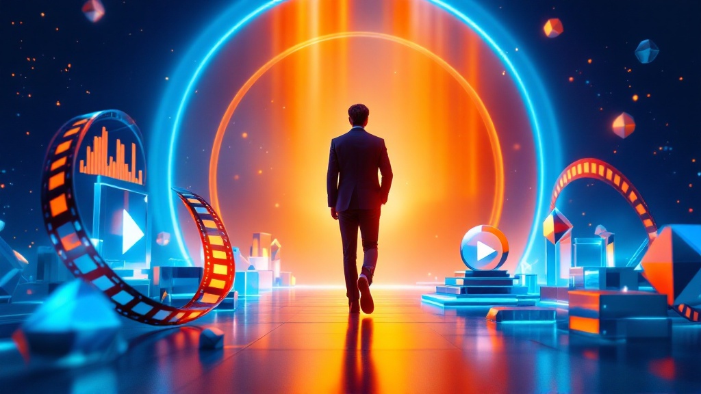 Hero image showcasing AI video editing tools for consultants in AI video production industry