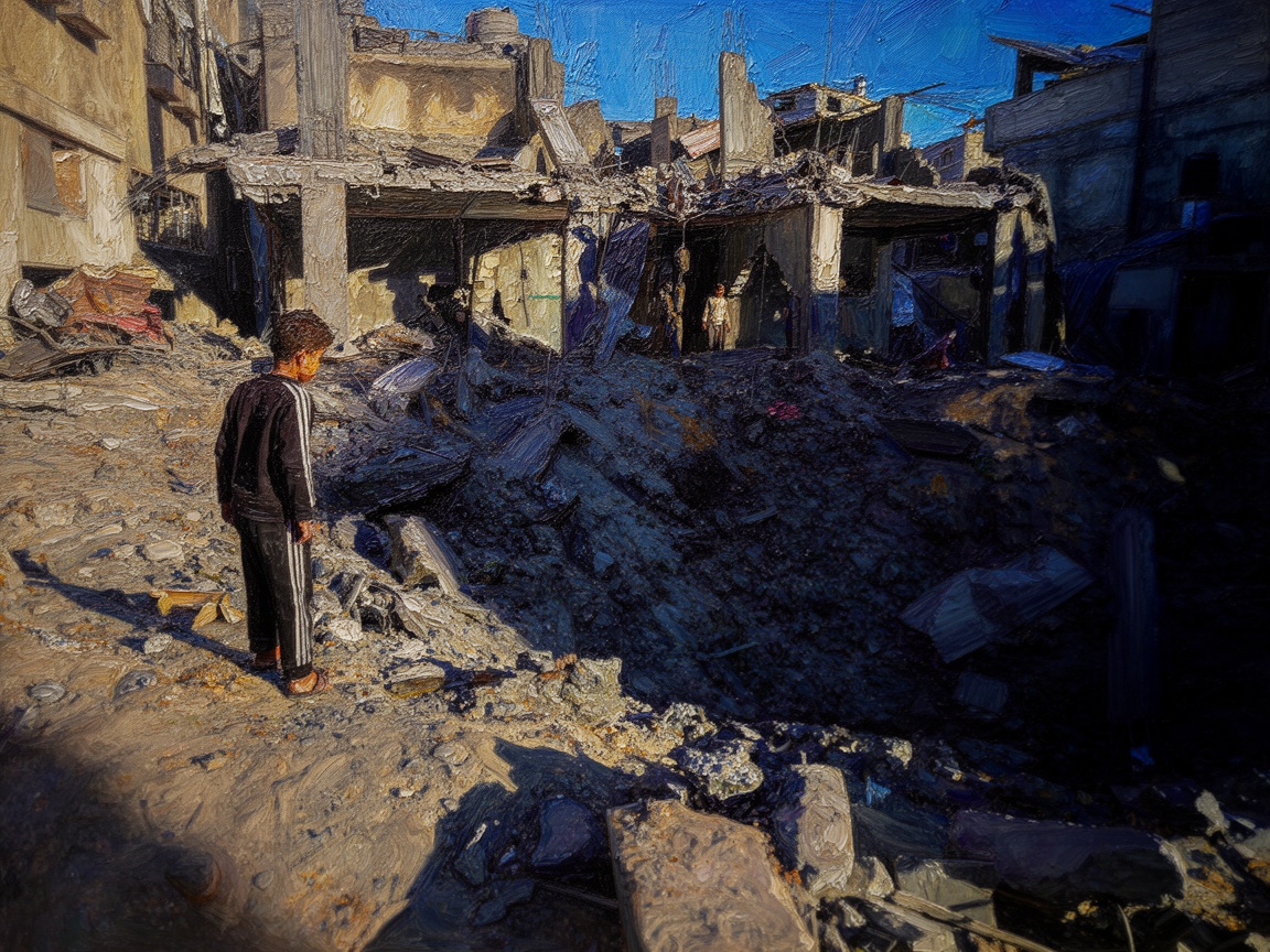 Israeli Strikes Devastate Gaza Refugee Camps Despite Ceasefire
