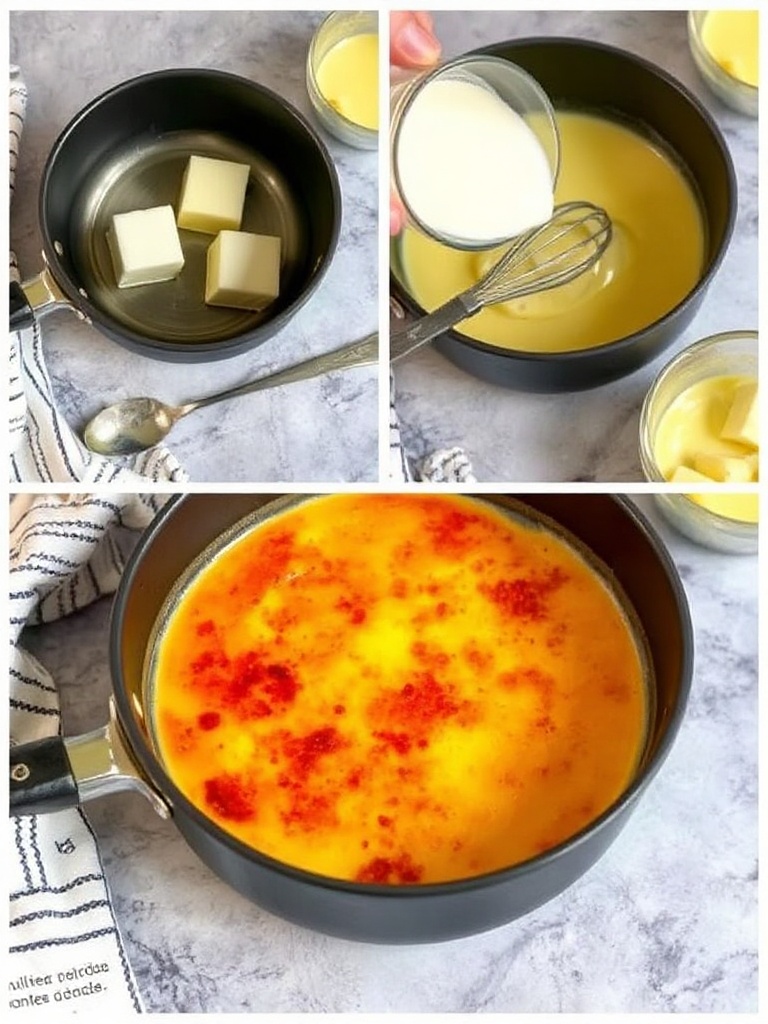 recette crème brûlée vanille preparation
