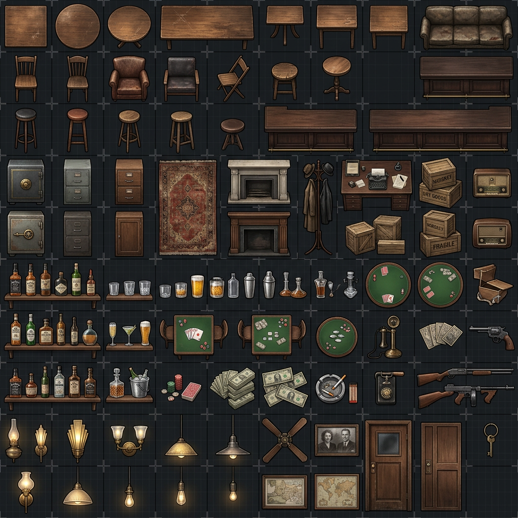 Noir Interior Assets