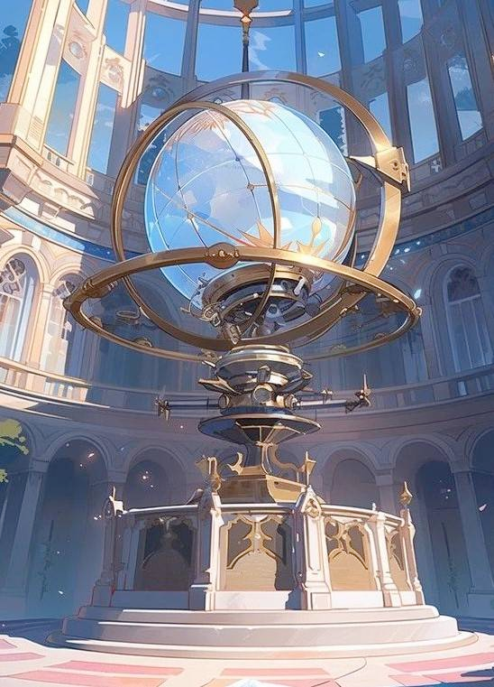 globe chandelier — free 3D model