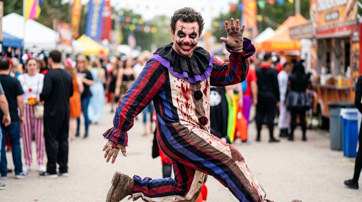 Beyond the Grin: A Spectrum of Scary Clown Costume Styles