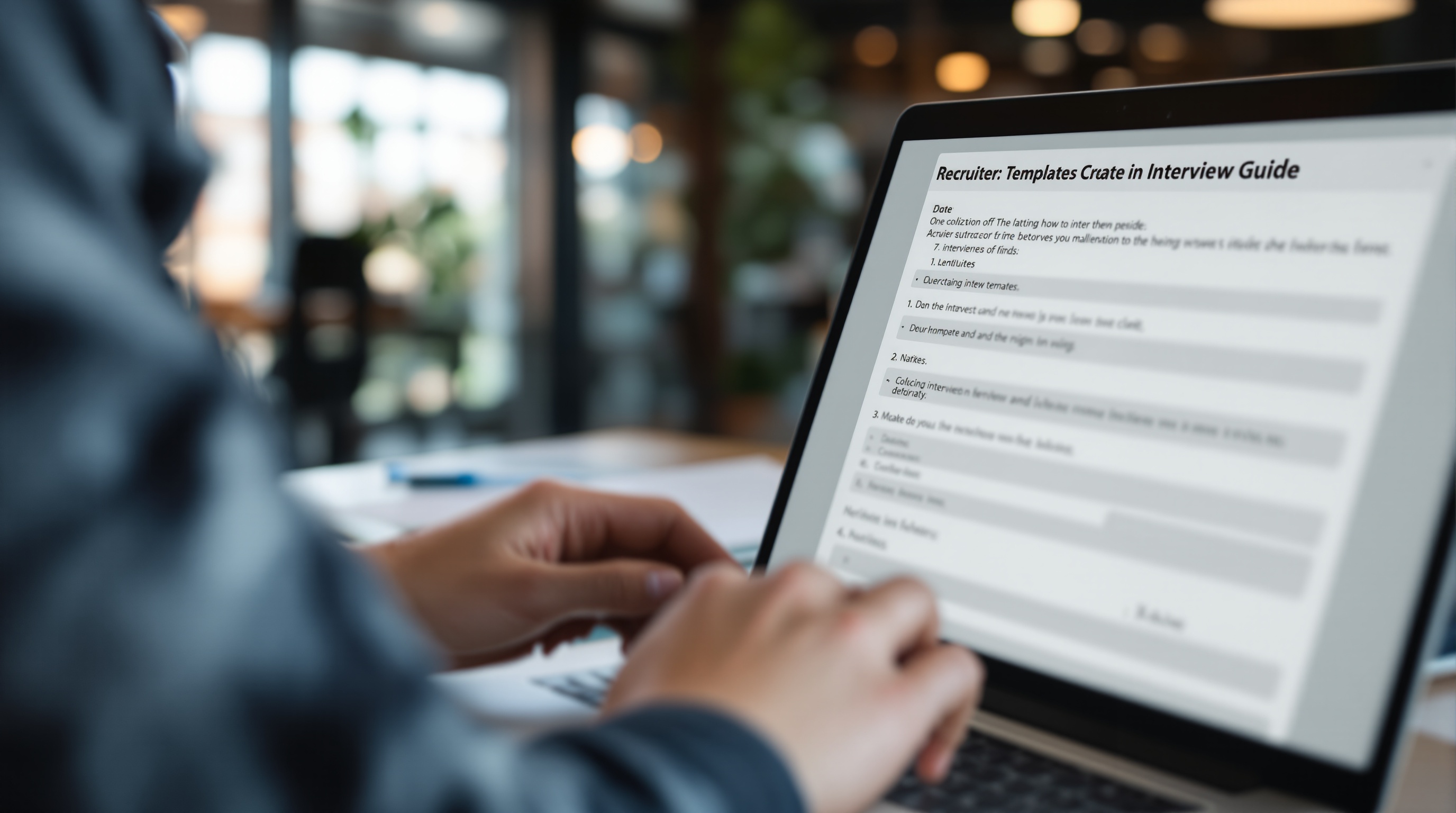 Creating Effective Interview Guides: A Step-by-Step Template for Recruiters