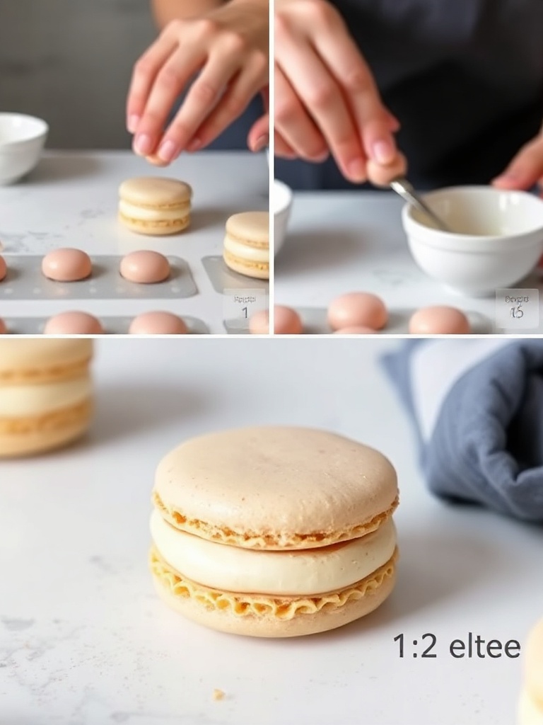 recette macarons français preparation