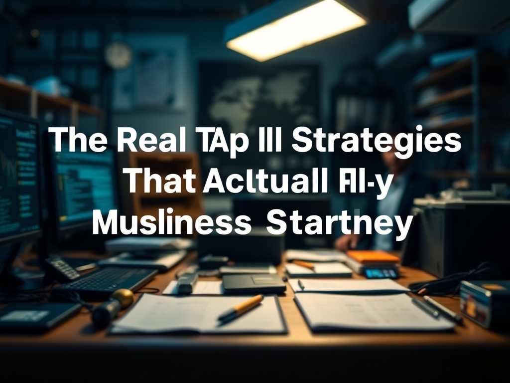 Illustration of AI strategy concepts for business growth and effective implementation in AI-driven companies