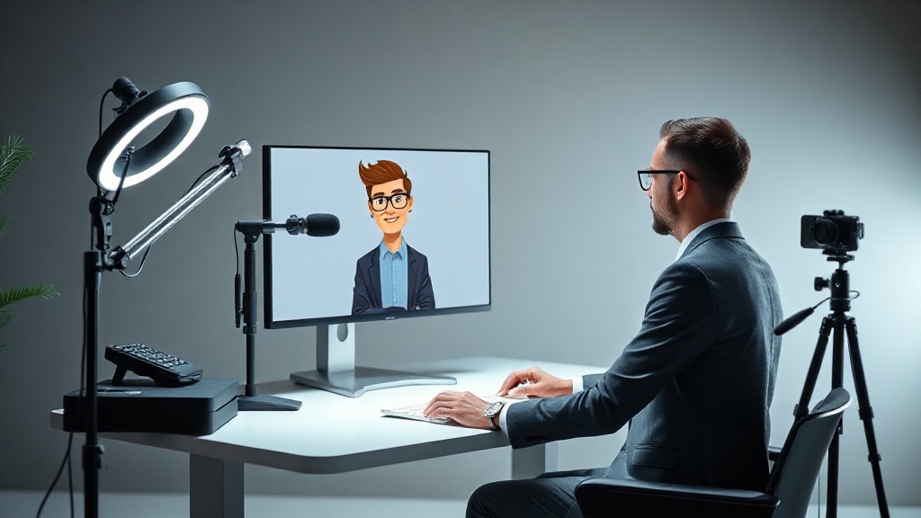 AI avatar creation for video production, expert guide 2026, showcasing futuristic virtual characters in action