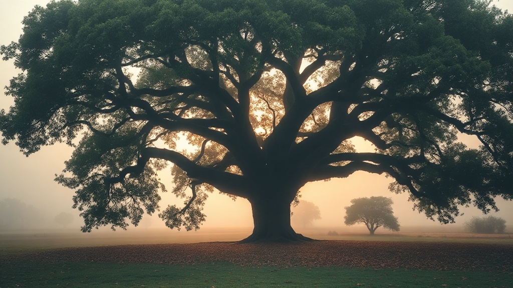Arbre de la Bodhi, figuier sacré sous lequel Siddhartha Gautama atteignit l'Éveil à Bodh Gayā