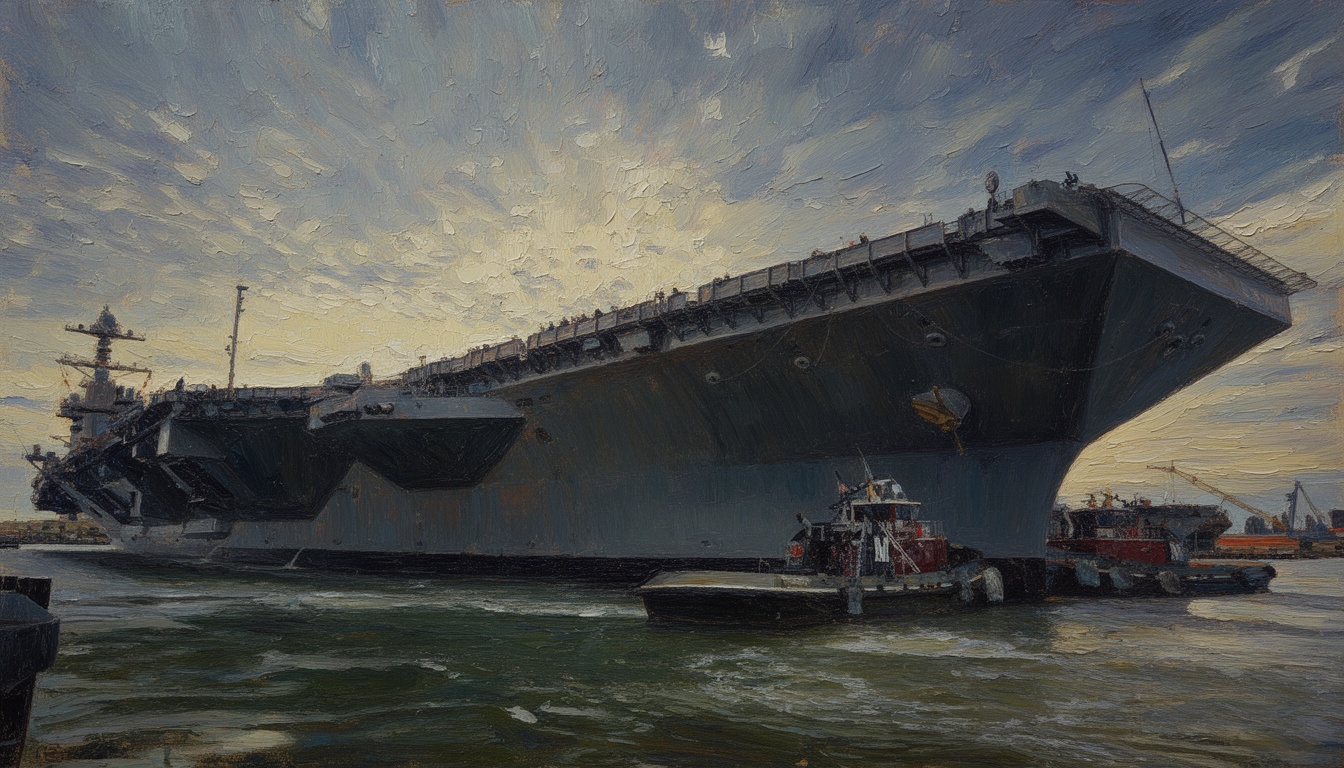 USS Gerald R. Ford to Serve as Floating Nuclear Power Source
