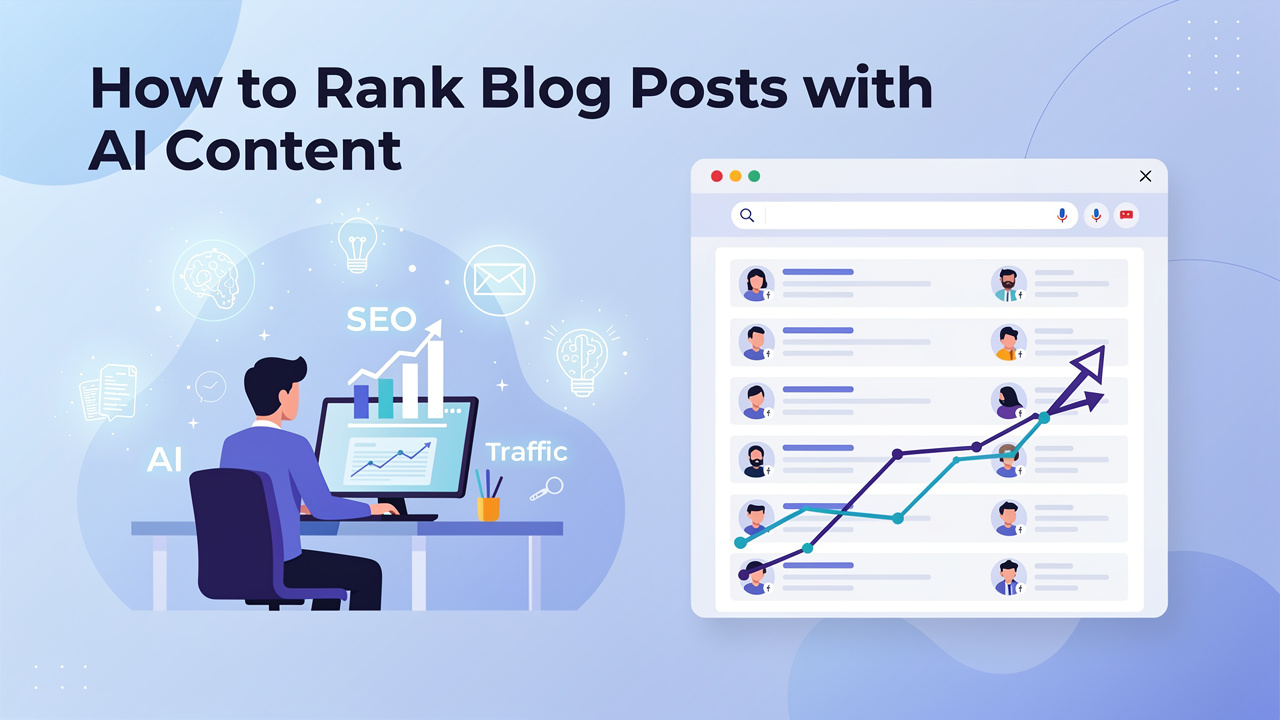 How to Rank Blog Posts with AI Content