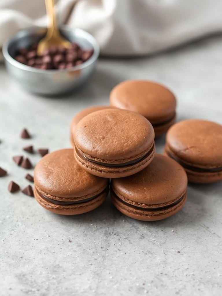 recette macarons chocolat ingredients