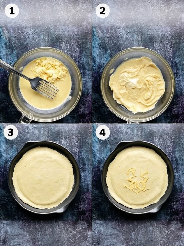 recette crepe sans lait preparation