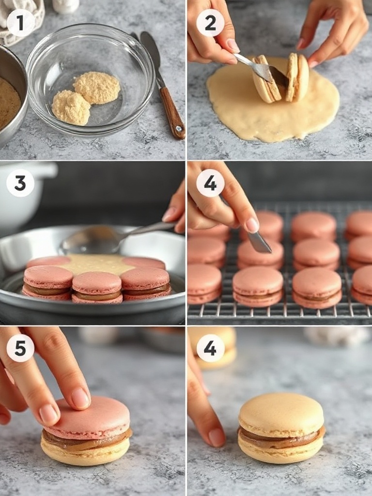 recette macarons français preparation