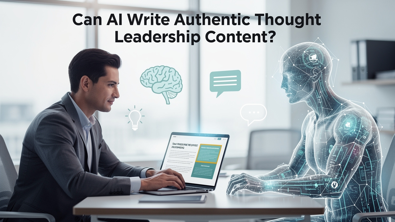 Can AI Write Thought Leadership Content That Sounds Authentic?
