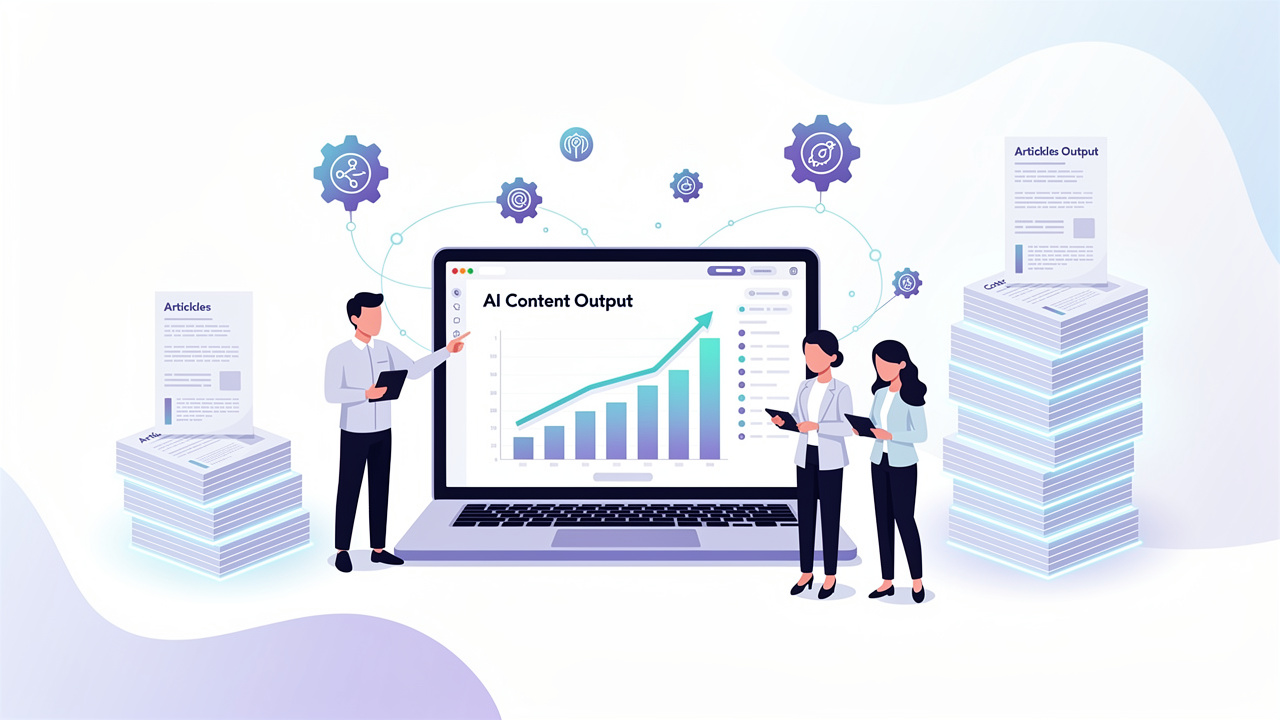 How to Scale AI Content Production from 5 to 50 Articles per Month