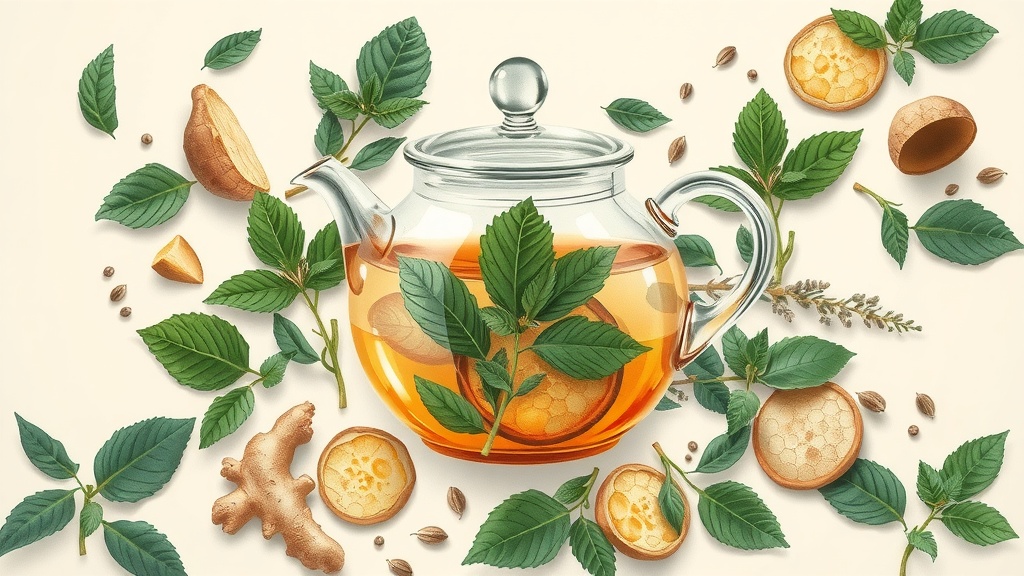 Infusão de Menta e Gengibre para Digestão