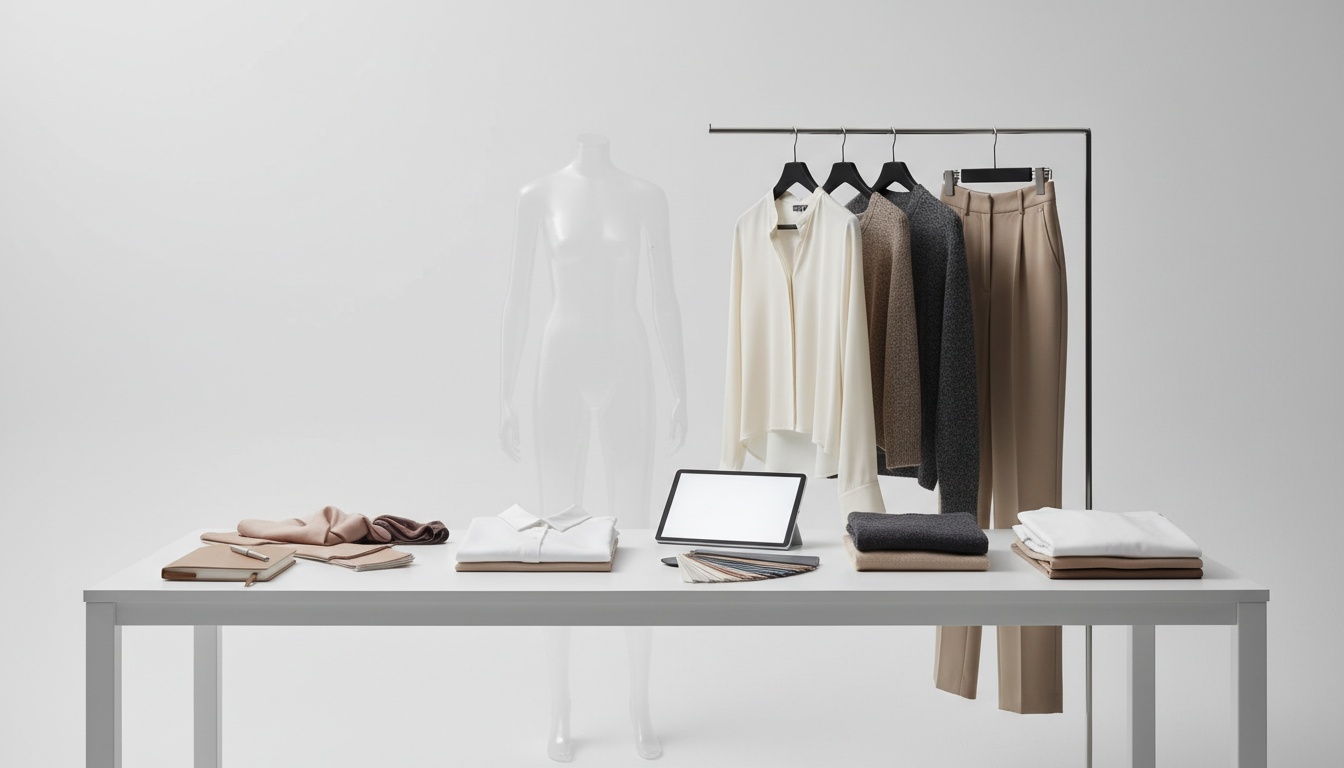 AI-generated fashion campaign imagery