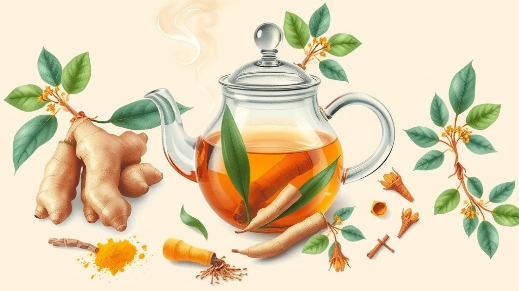 Chá de Gengibre e Cúrcuma: Benefícios Anti-inflamatório