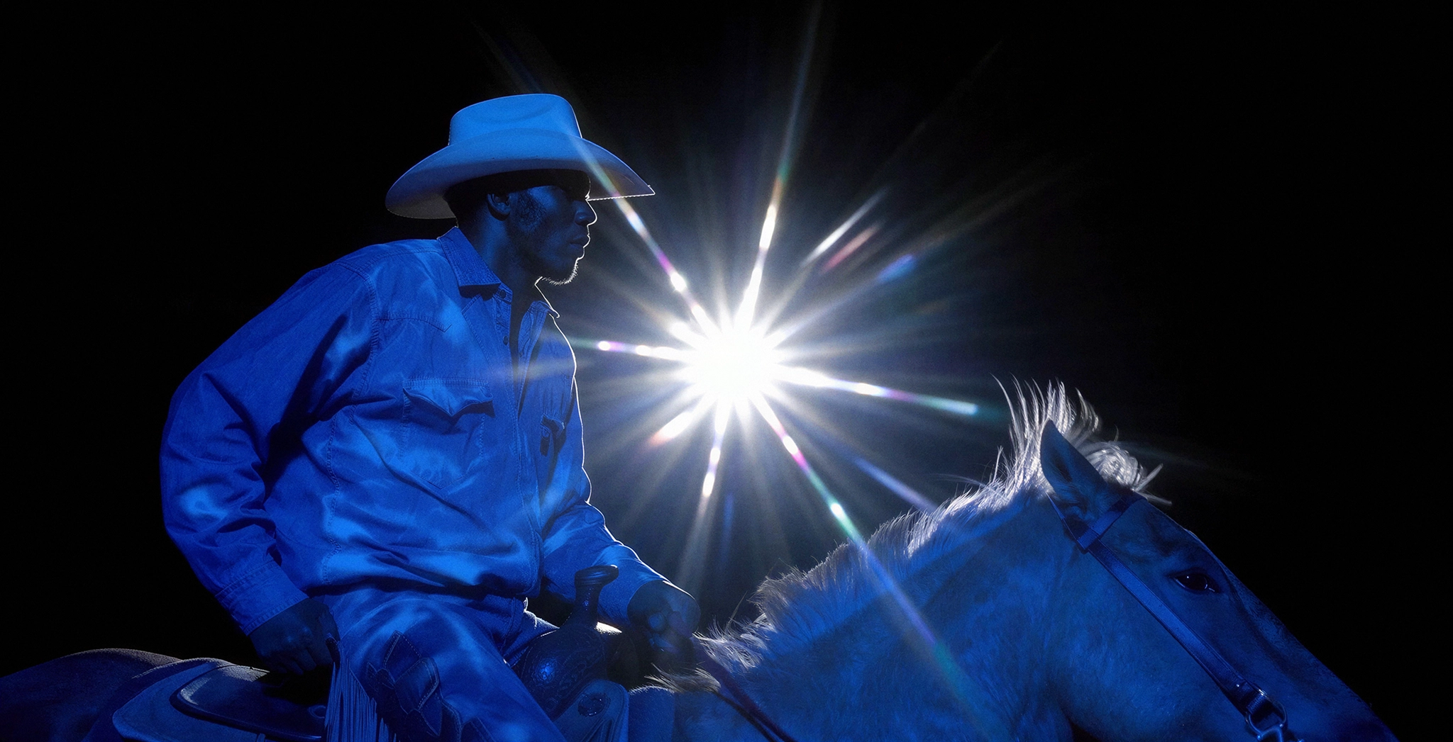 Krea 2 Large — cowboy with alternate style reference