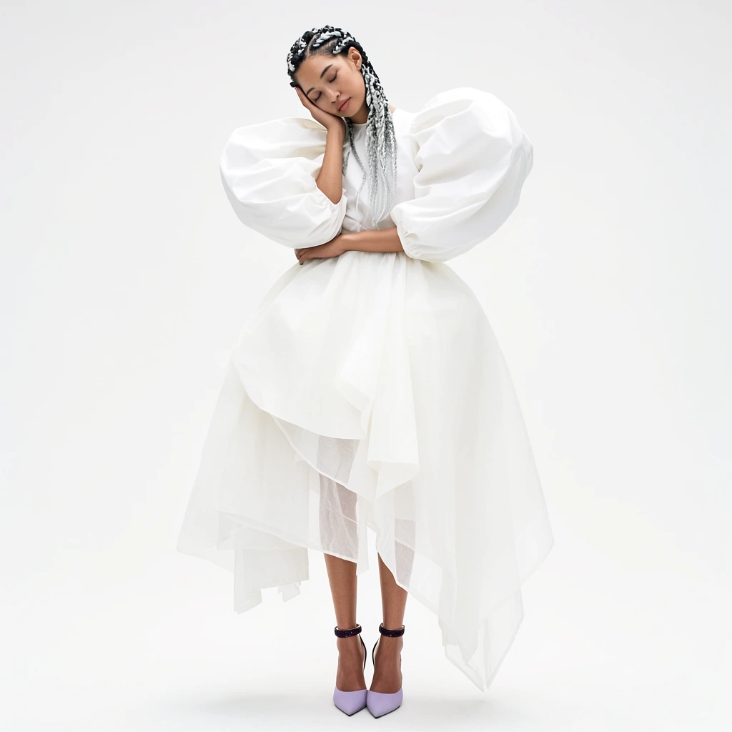 Krea 2 Medium — avant-garde fashion editorial