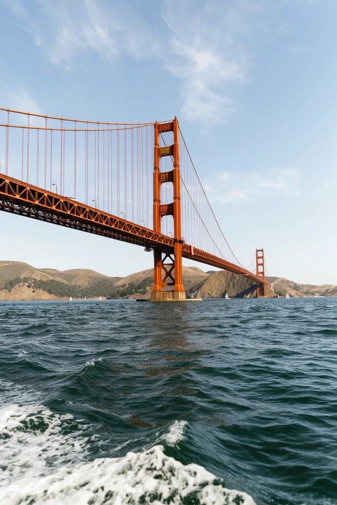 Krea 2 Large — Golden Gate Bridge from the water
