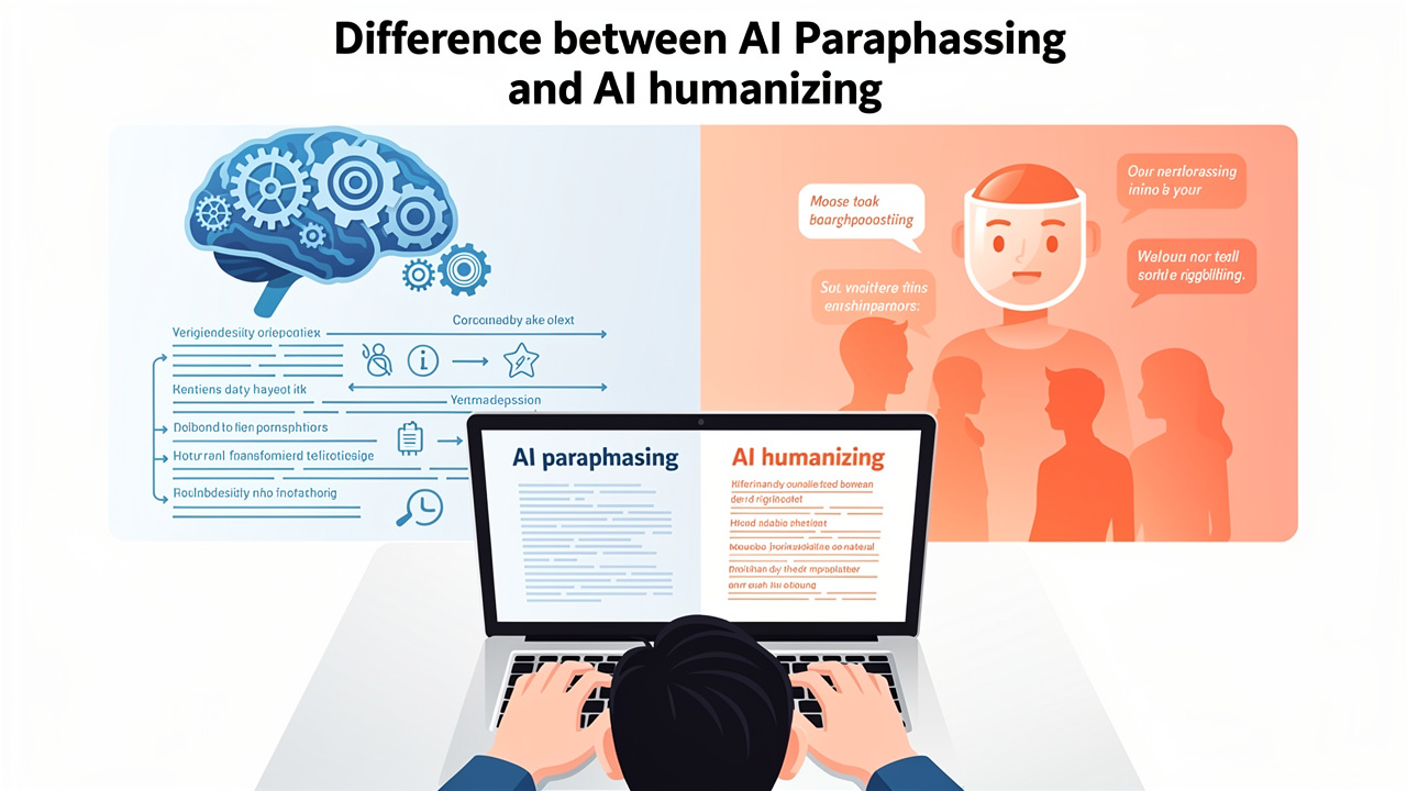 What Is the Difference Between AI Paraphrasing and AI Humanizing?