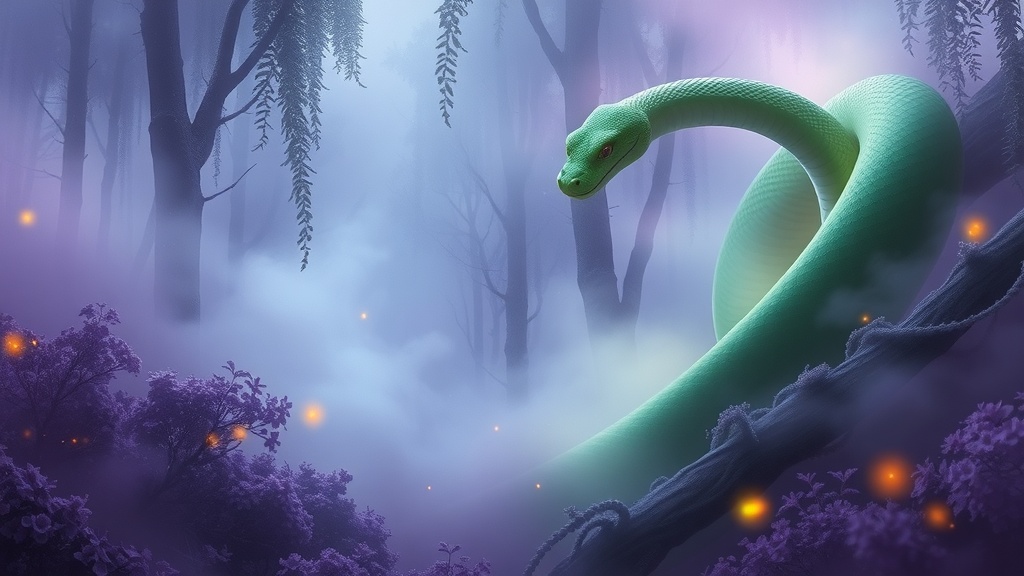 Sonhar com Cobra Verde: Significado Espiritual e Psicológico