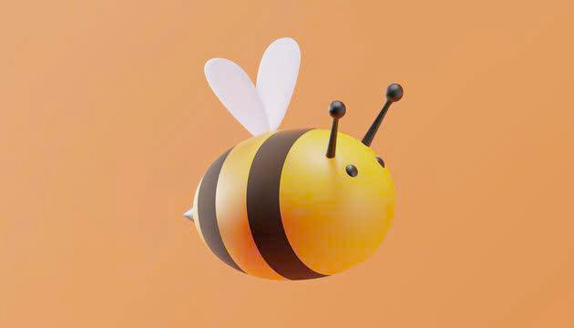 toy bee — free 3D model