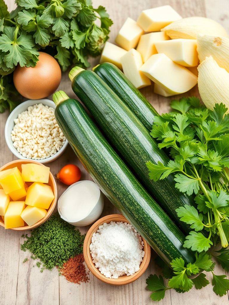 gratin de courgette ingredients