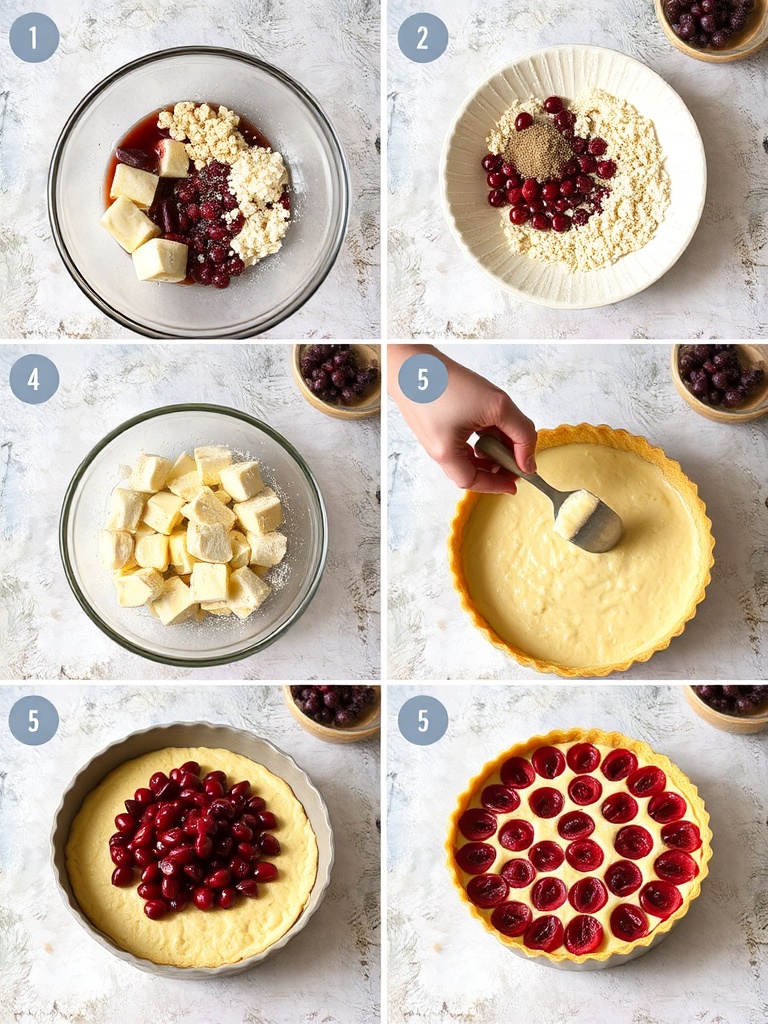 clafoutis à la cerise preparation