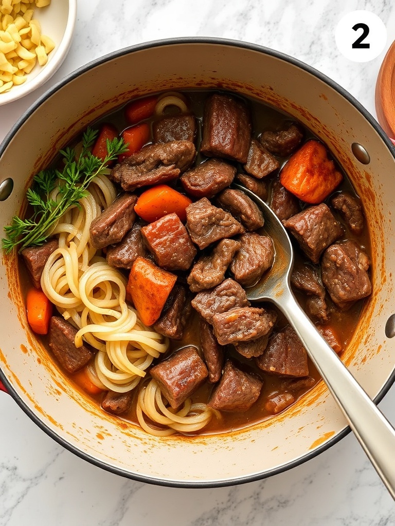 boeuf bourguignon preparation