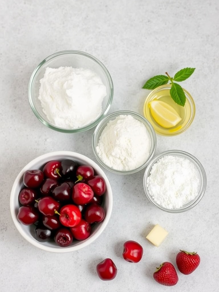 clafoutis au cerise ingredients