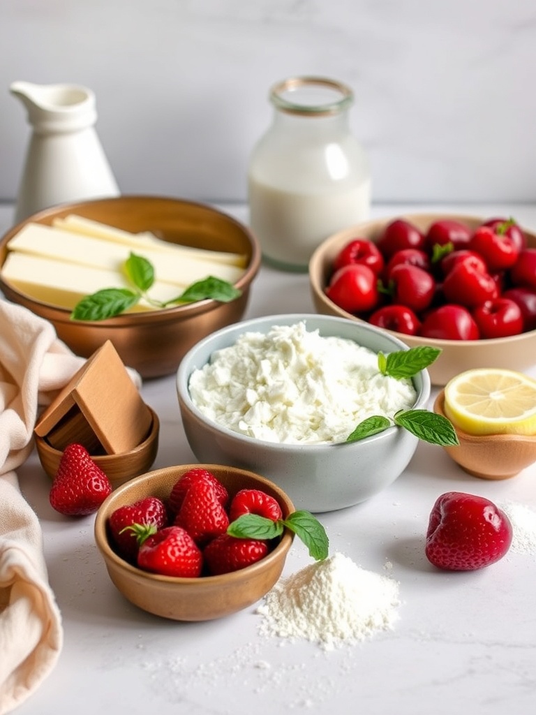 clafoutis au cerise ingredients