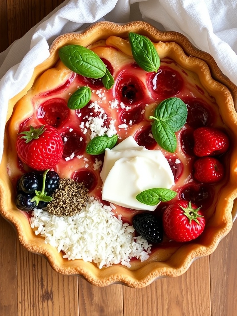 clafoutis à la cerise ingredients