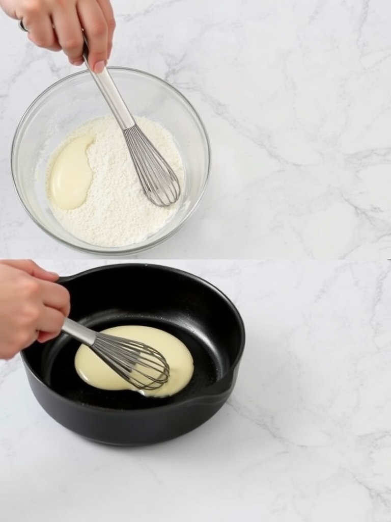 recette crepe sans lait preparation