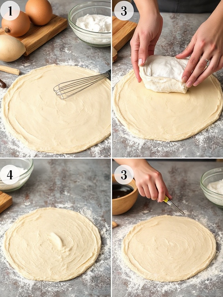 pate a crepe preparation