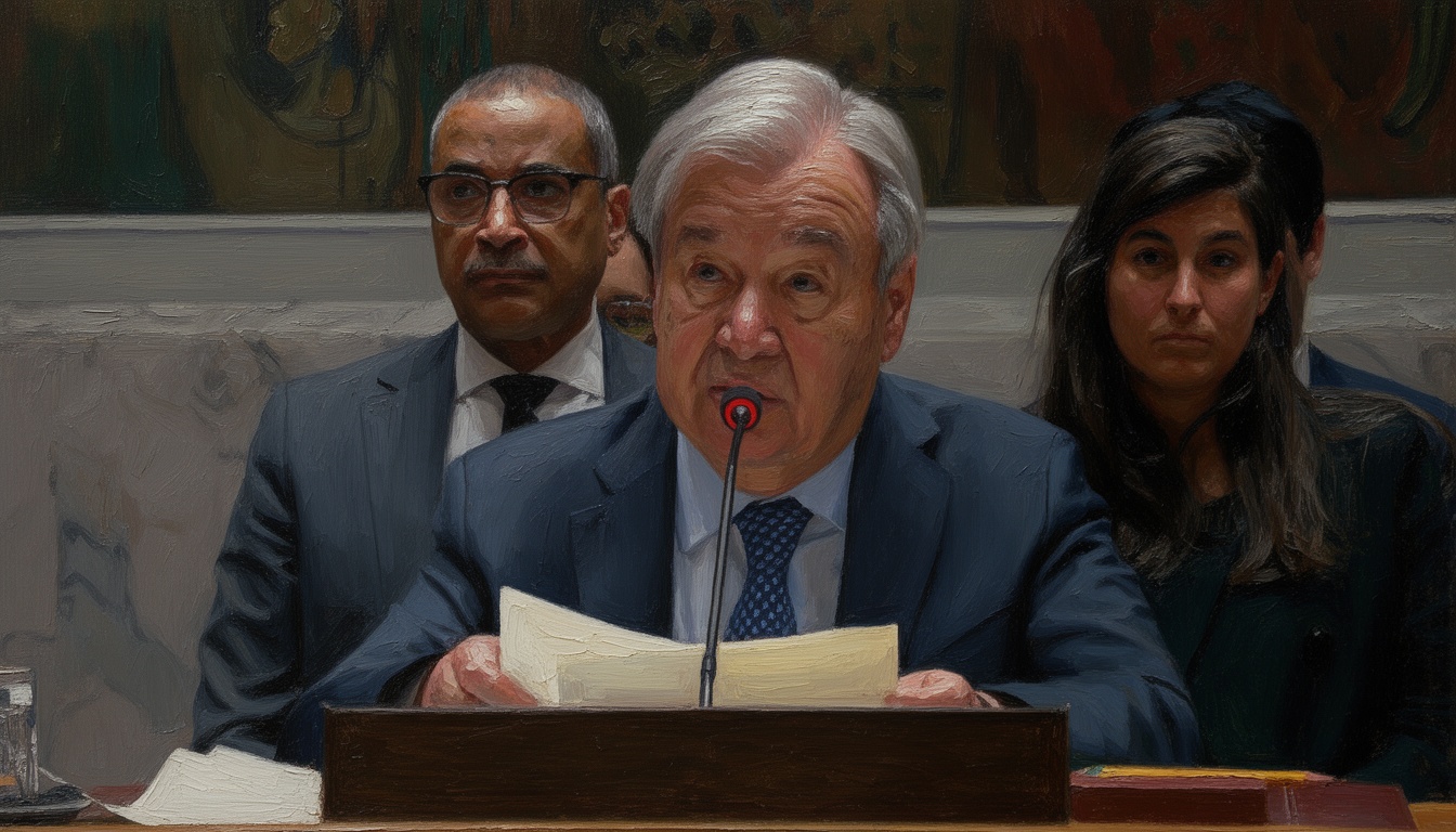 UN Secretary-General Concerned Over Russian Plans for Ukraine Strikes
