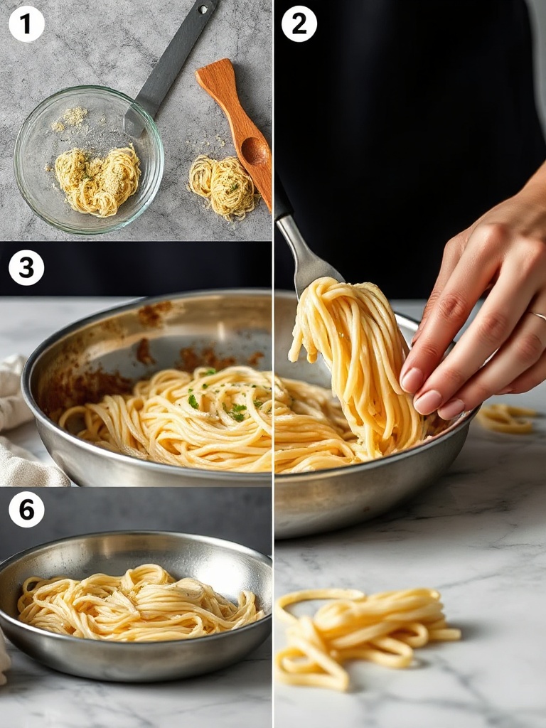 pates carbonara preparation