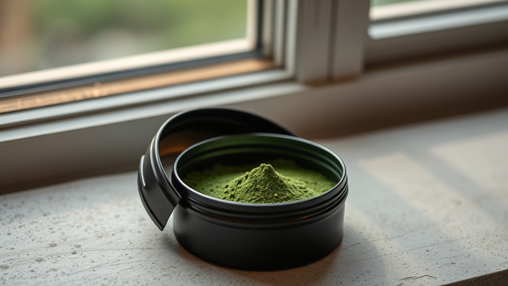 Boîte hermétique en métal pour conserver le matcha au réfrigérateur