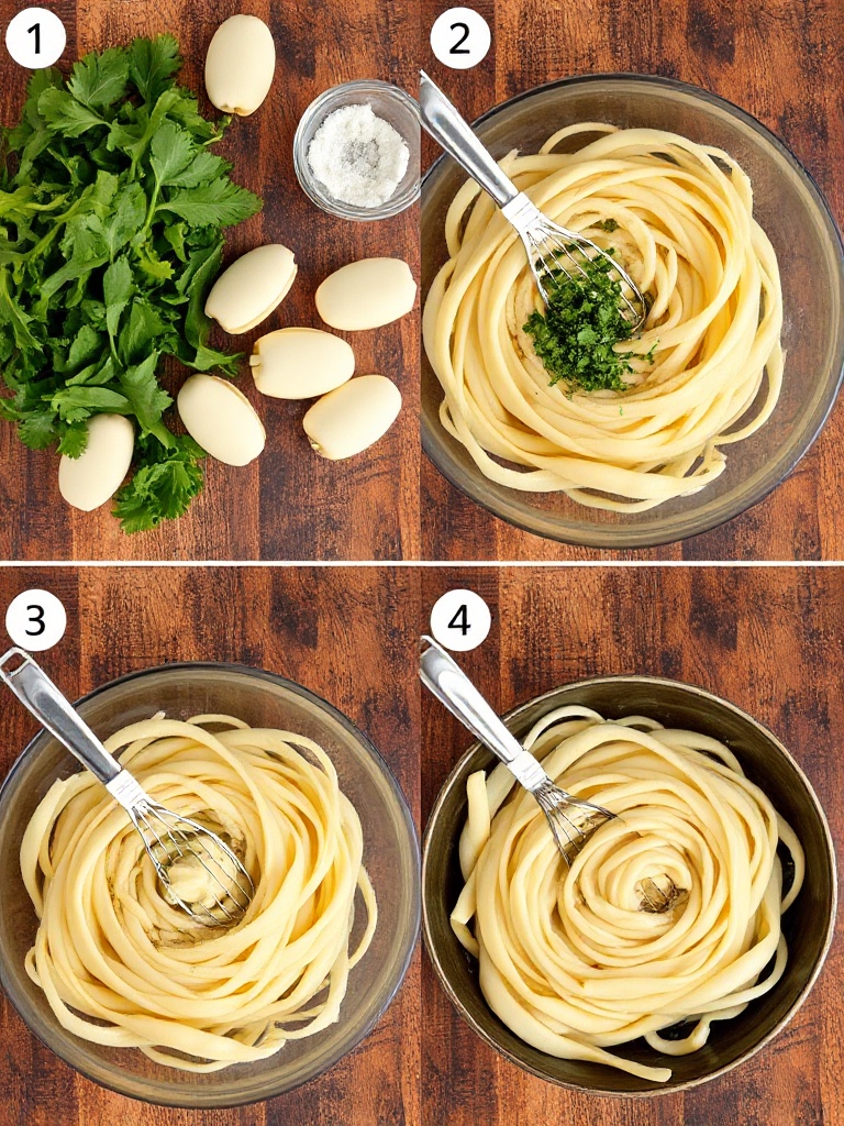 pates carbonara preparation