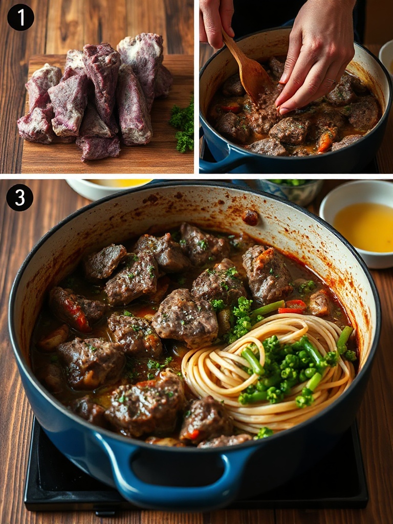 recette boeuf bourguignon preparation