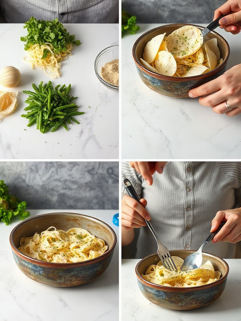 pates carbonara preparation