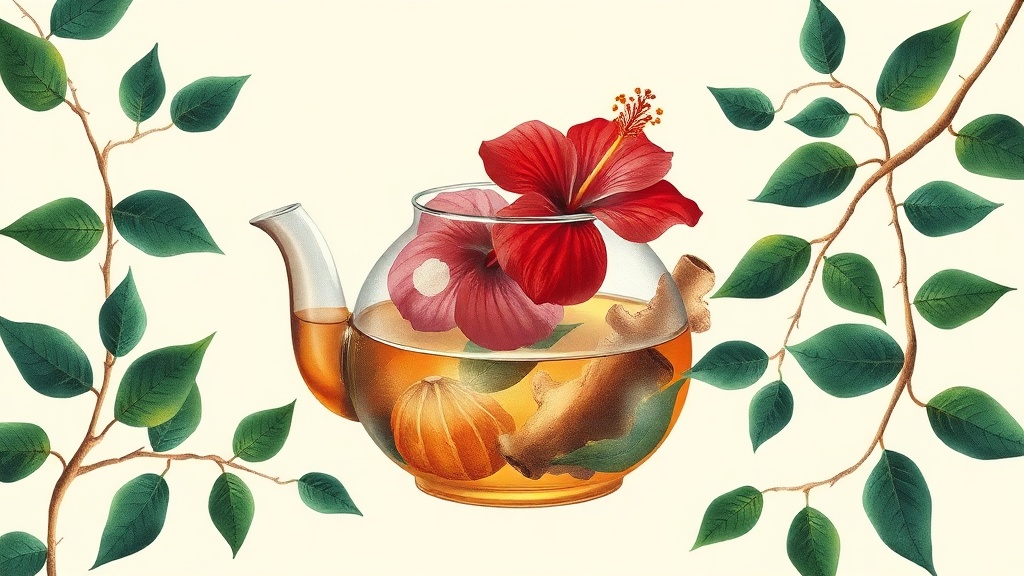 Infusão de Hibisco com Gengibre: Receita Prática